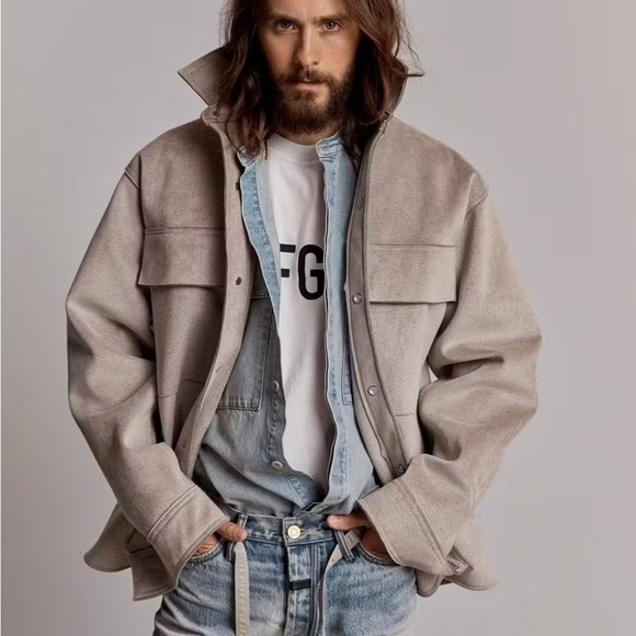 FEAR OF GOD SIXTH COLLECTION Blue Distressed Slim Tapered Men's Jeans W34 L34 - Picture 1 of 13